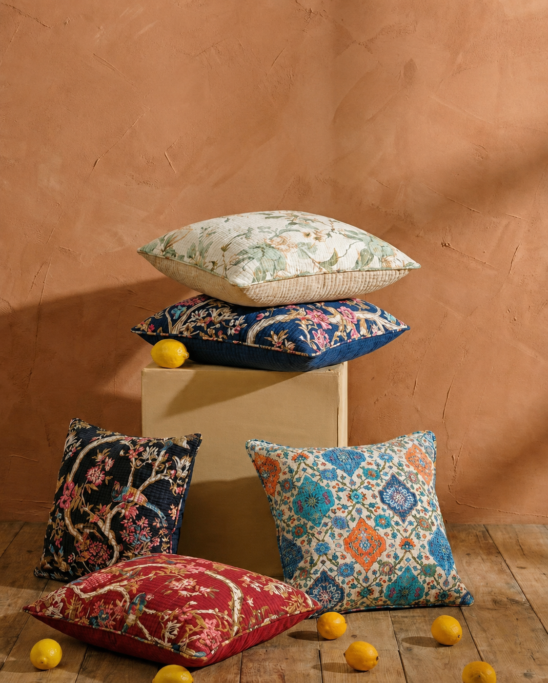 Wholesale Pillow Covers — Printed Plain Embroidered Anurag Textiles
