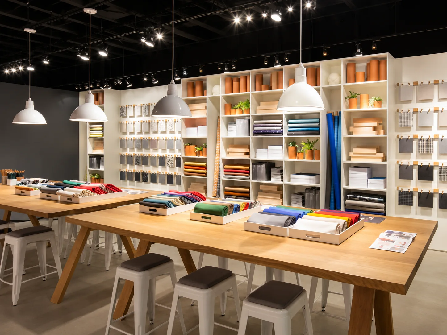 Anurag Textiles fabric showroom — 500+ designs wholesale manufacturer